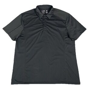 Three Triple Aught Design TAD Mens Caliber Polo XL Black Performance Stretch Tec